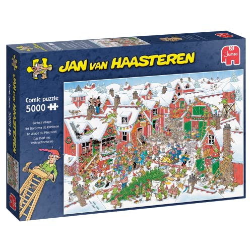 Jan Van Haasteren, Das Dorf des Weihnachtsmanns, Puzzle 5000 Teile Erwachsene von Jan van Haasteren