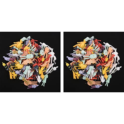 Janasiba 200 Stueck HO Massstab 1 : 100 Mischung Bahn Modellbau Figuren Passagiere - Bunt Janasiba 200 Stueck HO Massstab 1 : 100 Mischung Bahn Modellbau Figuren Passagiere - Bunt von Janasiba