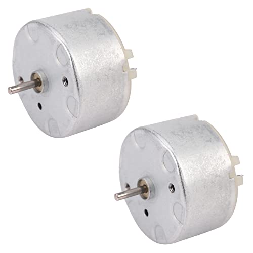 Janasiba 2X Neuer Elektrischer Mini-DVD-Motor RF-500TB-12560 6V-4000RPM 32X16mm DC 3V-12V von Janasiba