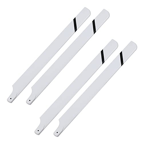 Janasiba 4X Fiberglas 600mm HauptbläTter für Align Trex 600 RC Hubschrauber UK Stock 77OD von Janasiba