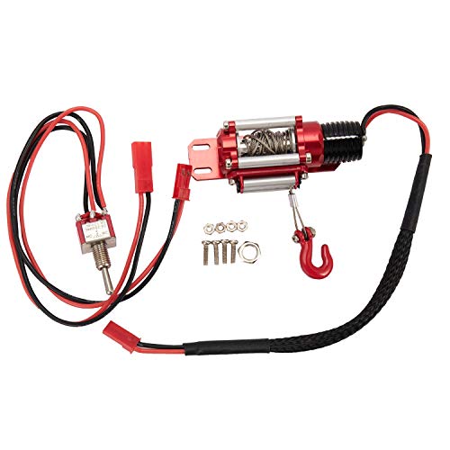 Janasiba RC Auto Metall Stahl Verdrahtet Automatische Simulierte Winde für 1/10 RC Crawler Auto Axial TRX4 SCX10 90046 D90 Janasiba RC Auto Metall Stahl Verdrahtet Automatische Simulierte Winde für 1/10 RC Crawler Auto Axial TRX4 SCX10 90046 D90 von Janasiba