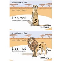 Lies mal - Die Hefte 5 und 6 im Paket (Erdmännchen und Löwe) von Jandorfverlag KG