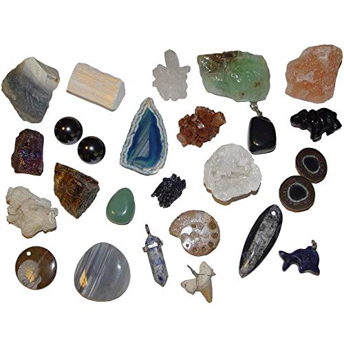 Janni-Shop 24 Edelsteine für Jungen zum Befüllen Adventskalender Kristalle Mineralien Versteinerungen u.v.a. Janni-Shop 24 Edelsteine für Jungen zum Befüllen Adventskalender Kristalle Mineralien Versteinerungen u.v.a. von Janni-Shop-Trommelsteine