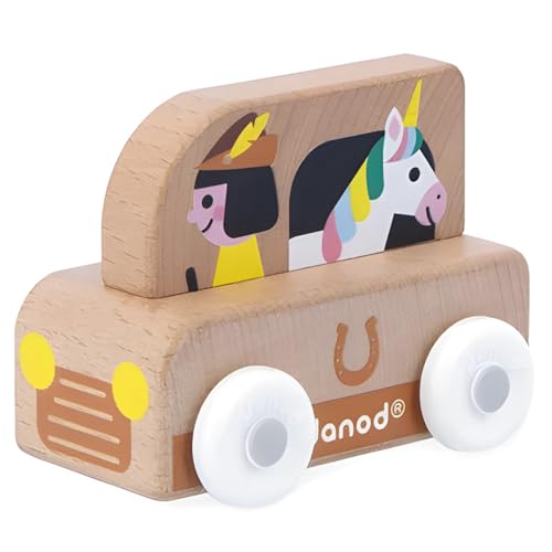 Einhorn Van aus Holz Verzaubertes Königreich - Cross Roads Einhorn Van aus Holz Verzaubertes Königreich - Cross Roads von Janod