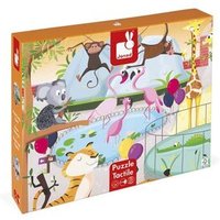 JANOD J02774 Haptik-Puzzle 20 Teile Im Zoo von Janod