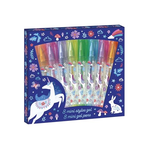 Janod - 8 Mini-Gelstifte mit Glitzereffekt - Thema Einhorn - Stifte für Zeichnen, Malen, Geschenkidee für Jugendliche - Schreibwaren - Ab 6 Jahren - J08935 Janod - 8 Mini-Gelstifte mit Glitzereffekt - Thema Einhorn - Stifte für Zeichnen, Malen, Geschenkidee für Jugendliche - Schreibwaren - Ab 6 Jahren - J08935 von Janod