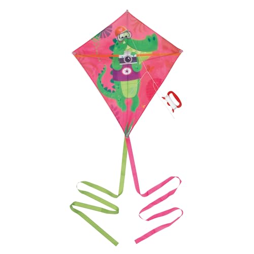 Janod - Drachen für Kinder Applepop - Krokodil-Motiv Rautenform - Outdoor-und Strandspiel - Geschicklichkeitsspiel - Fördert die Koordination - Ab 5 Jahre, J03363 Janod - Drachen für Kinder Applepop - Krokodil-Motiv Rautenform - Outdoor-und Strandspiel - Geschicklichkeitsspiel - Fördert die Koordination - Ab 5 Jahre, J03363 von Janod