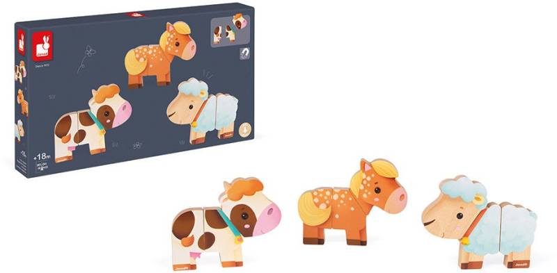 Janod Funny Magnets Farm Magnet-Set von Janod