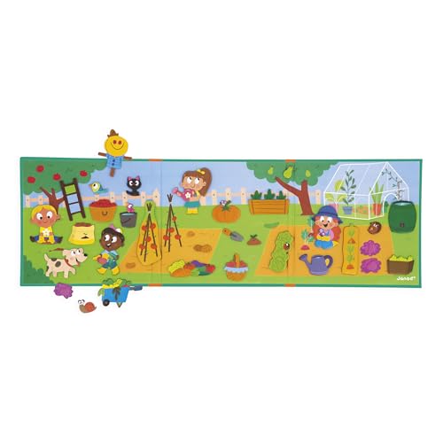 Janod - Magnéti'Stories Der Gemüsegarten - Magnetisches Lernspiel mit 30 Magneten - Kinderspielzeug aus FSC-Karton - Fördert die Vorstellungskraft und Feinmotorik - Ab 3 Jahre - J05449 Janod - Magnéti'Stories Der Gemüsegarten - Magnetisches Lernspiel mit 30 Magneten - Kinderspielzeug aus FSC-Karton - Fördert die Vorstellungskraft und Feinmotorik - Ab 3 Jahre - J05449 von Janod