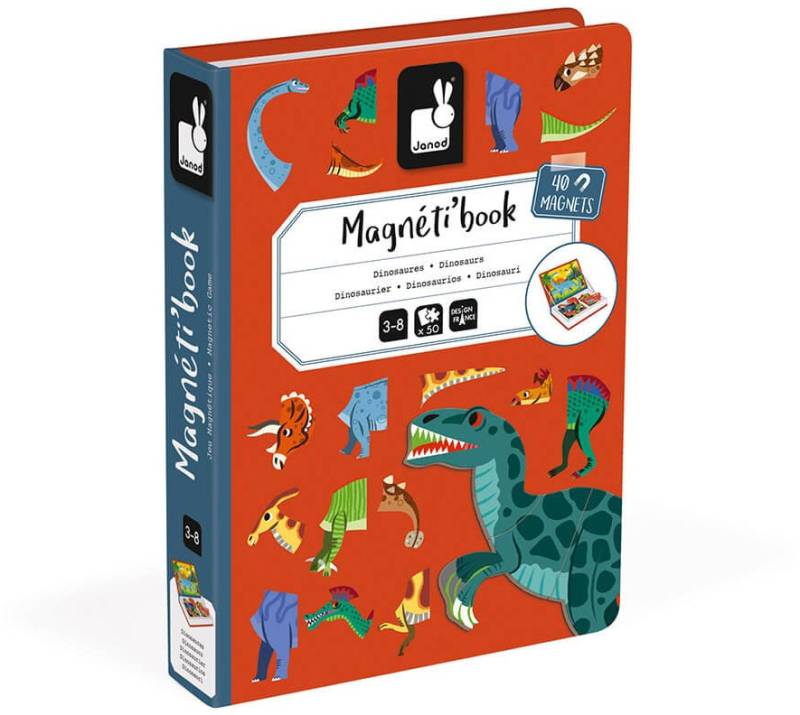 Janod Magneti'Book Dinosaurier Magnet-Set 40 Teile von Janod