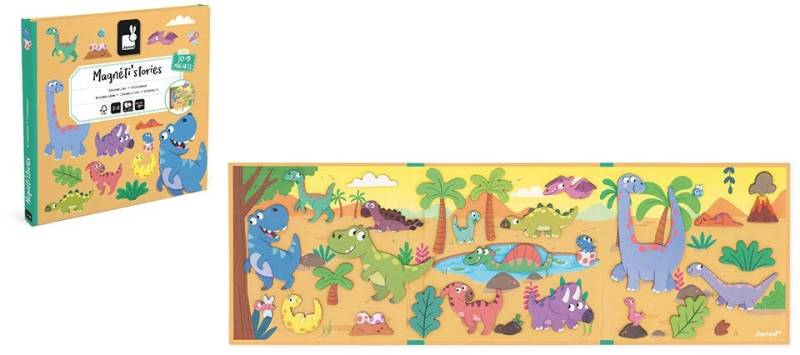 Janod Magneti'Stories Magnet-Set Dinosaurier 30 Teile von Janod