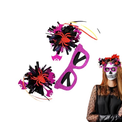 Janurium Halloween-Brillen,Halloween-Brillen | Lustige Neuheitsbrillen | Anziehbrillen, Halloween-Fotokabinen-Requisiten, Maskerade-Brillen für Kinder und Erwachsene von Janurium