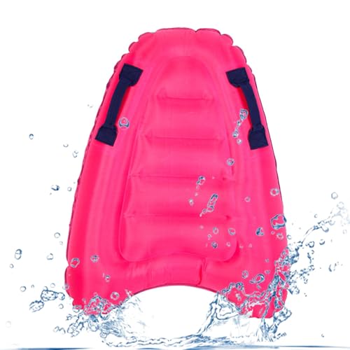 Janurium Tragbares aufblasbares Surfbrett – leichtes Pool-Floaties-Strandspielzeug für Kinder und Erwachsene | Schwimmspielzeug für Schwimmbäder, Surfbretter mit multifunktionalen Gürteln und Griffen von Janurium