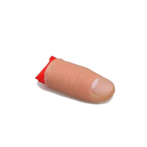 Magic Fingers – Fake Soft Thumb Tip, Illusionist Thumb Tip Vanish Trick Prop | Magischer Daumen-Trick, verschwindende Seide, falscher Finger, prothetischer Finger-Zaubertrick, um Objekte erscheinen un von Janurium