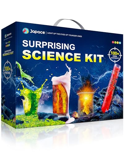 Japace 100+ Experimente für Kinder, Experimentierkasten STEM Aktivitäten Wissenschaft Spielzeug Geschenke für Jungen Mädchen Chemie Set, Weihnachten Geburtstag Geschenk von Japace