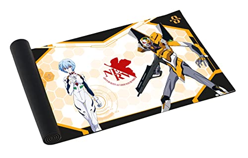 Japanime Games Evangelion EVA 00 Playmat Gaming Playmat | Große Größe (61.0 cm x 35.6 cm) | Premium-Neopren-Oberfläche, rutschfeste Unterseite | Deine Lieblingshelden von Japanime Games