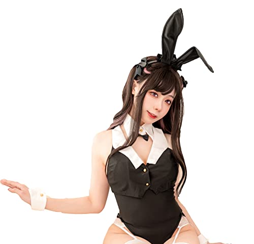 Bunny Suit Sexy Bunny Girl Senpai Cosplay Lingerie Kostüm Damen Cute Anime Maid Outfit Naught One Piece Bodysuit Halloween von JasmyGirls