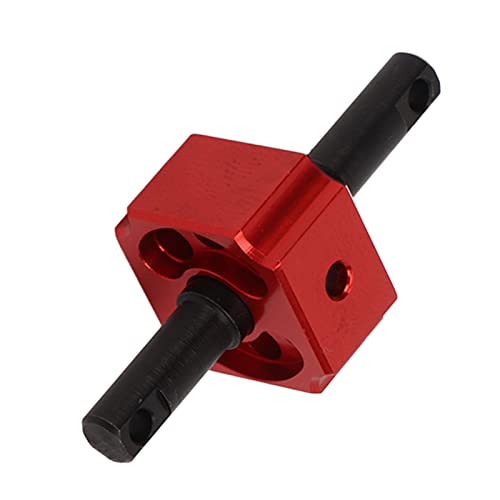 Jauarta Lock Straight Shaft Aluminiumlegierung Differential Locker Spule Traxxas Drag Slash 1967 C10 1/10 RC Car (Rot) von Jauarta