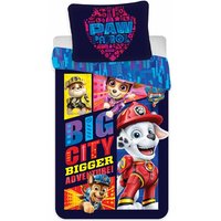 Paw Patrol Big City Kinderbettwäsche, 2-teilig, 100cm x 135cm von Javoli