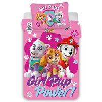 Paw Patrol Girls Kinderbettwäsche, 2-teilig, 100cm x 135cm von Javoli