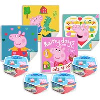 Peppa Pig Zauberhandtücher im 4er Set, 100% Baumwolle, 30cm x 30cm von Javoli