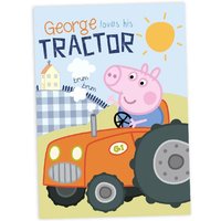 Peppa Wutz Fleecedecke, 1m x 1,4m, Traktor von Javoli