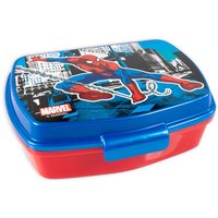 Spiderman Lunchbox aus Kunststoff, 17,5cm x 13,5cm von Javoli