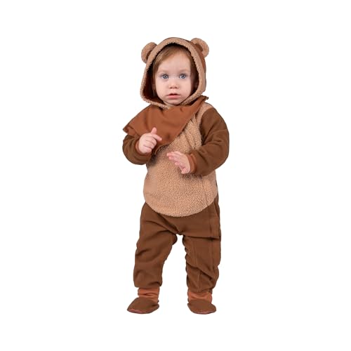 Star Wars Baby Ewok Kostüm, Infant Halloween Kostüm - Offiziell lizenziert von Jazwares Costume Play