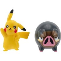 PKW - Battle Figure Core Pack (Pikachu #5 & Lechonk) W17 von Jazwares GmbH