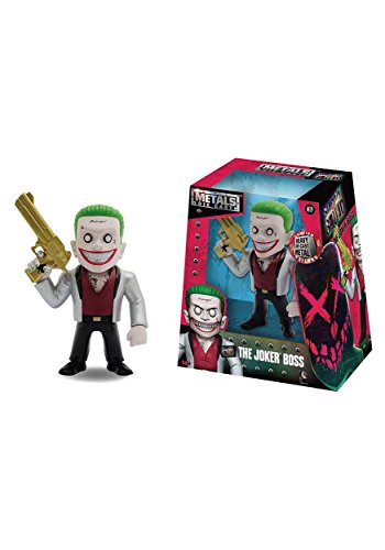 Jada Toys Squad The Joker Boss - Metalfigs 10cm Sammelfigur 97567 detailgetreue Gestaltung, aus hochwertigem Diecast-Metall, verpackt in edler Fensterbox von Jazwares