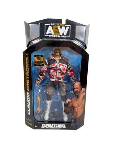 Jazwares AEW Figur Serie 9 Claudio Castagnoli 1 von 3000 *Chase* von Jazwares