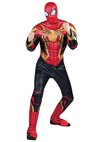 Jazwares Marvel Deluxe Iron Spider-Man Kostüm für Erwachsene, Spider-Man, integrierter Anzug für Herren, Halloween-Kostüm – Offiziell lizenziertes Medium Jazwares Marvel Deluxe Iron Spider-Man Kostüm für Erwachsene, Spider-Man, integrierter Anzug für Herren, Halloween-Kostüm – Offiziell lizenziertes Medium von Jazwares