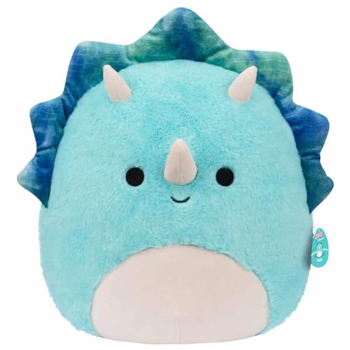 Jazwares SQUISHMALLOWS Fuzz-A-Mallows Triceratops - Malik, 30 cm von Jazwares