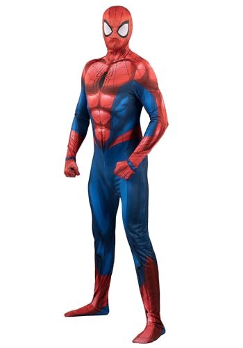 Marvel Spider-Man Zentai Anzug für Erwachsene, Spider-Man Halloween-Kostüm, Größe M Marvel Spider-Man Zentai Anzug für Erwachsene, Spider-Man Halloween-Kostüm, Größe M von Jazwares