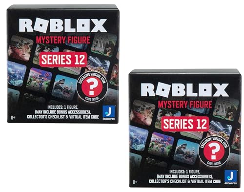 Roblox Actionfigur Mystery Blind Box, 2er-Pack – Serie 12 – Mix & Match Sammelfiguren & Zubehör mit exklusivem virtuellen Artikelcode – Geschenk für Kinder ab 8 Jahren Roblox Actionfigur Mystery Blind Box, 2er-Pack – Serie 12 – Mix & Match Sammelfiguren & Zubehör mit exklusivem virtuellen Artikelcode – Geschenk für Kinder ab 8 Jahren von Jazwares