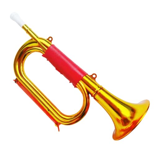 Spielzeug -Trompete 13 Zoll spielbarer Entwicklung sicherer pp Plastik Goldener Kinder Trompete mit komfortablen Griffpädagogik Kids Musical Instrumente Spielzeug -Trompete 13 Zoll spielbarer Entwicklung sicherer pp Plastik Goldener Kinder Trompete mit komfortablen Griffpädagogik Kids Musical Instrumente von Jcasbdn