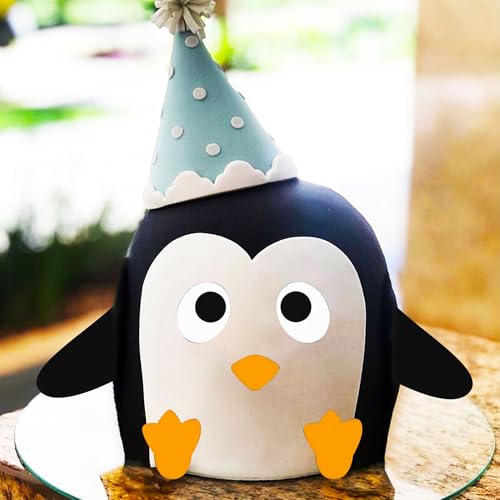 JeVenis Winter Pinguin Kuchen Dekoration Pinguin Kuchenaufsätze Pinguin Geburtstag Tortendeko Polar Themed Geburtstagsparty Dekoration Pinguin Geburtstagsdekorationen von JeVenis