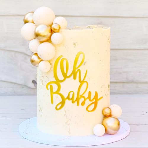 JeVenis Gold Dusche Kuchen Topper Boho Kuchen Dekorationen für Hochzeit Braut Geburtstag Party Supplies von JeVenis