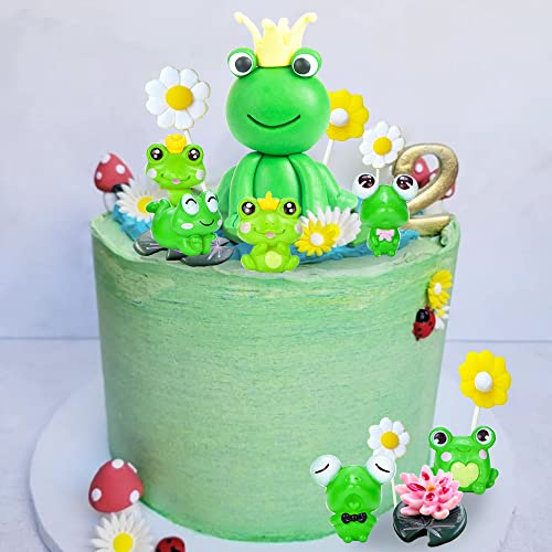 JeVenis Prinzessin Frosch Party Dekorationen Torten Deko Kuchen Dekoration Cake Topper für Mädchen Geburtstagsparty JeVenis Prinzessin Frosch Party Dekorationen Torten Deko Kuchen Dekoration Cake Topper für Mädchen Geburtstagsparty von JeVenis