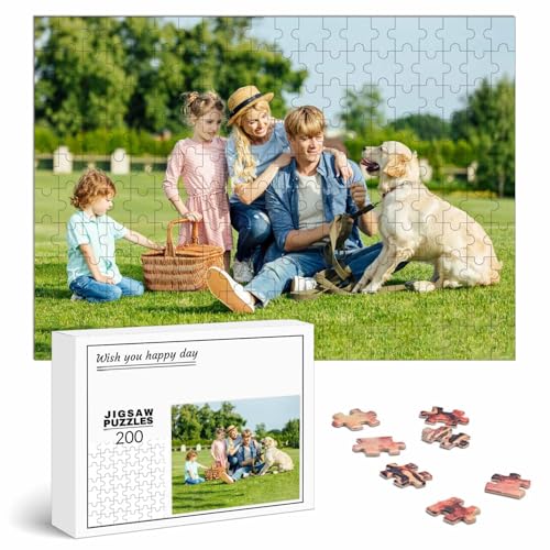 Puzzle Personalisiert mit Foto 500/1000/1500/2000/3000 Teile, Fotopuzzle selbst gestalten, Personalisierbares Geschenk von JeathFea