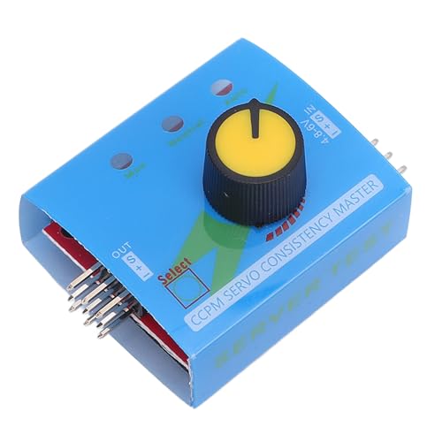 RC Servo Tester, DC4,8-6V 3CH Digital Multi Servo Tester ESC Konsistenz CCMP Master Speed ​​Controller Checker mit 3 Modi für RC Hubschrauber Autos Boote von Jectse