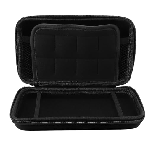 Spielkonsole Hartsc Halen Gehäuse, Tragbar mit 8 Spiel Automaten Innen Tasche, Wasser Beständige Reises Chutz Hülle für Neue 3DS XL, für Neue 3DS XL, für Neue 2DS XL (Black) von Jectse