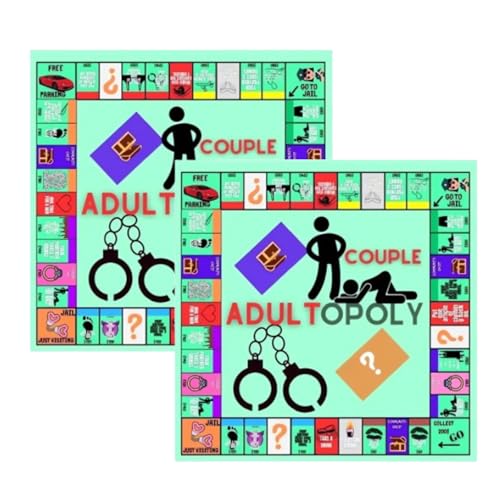 Jeeeun Couple Adultopoly, Adultopoly Board Game, Couple Adult Opoly Board Game, Adultopoly Board Game (2pcs) von Jeeeun