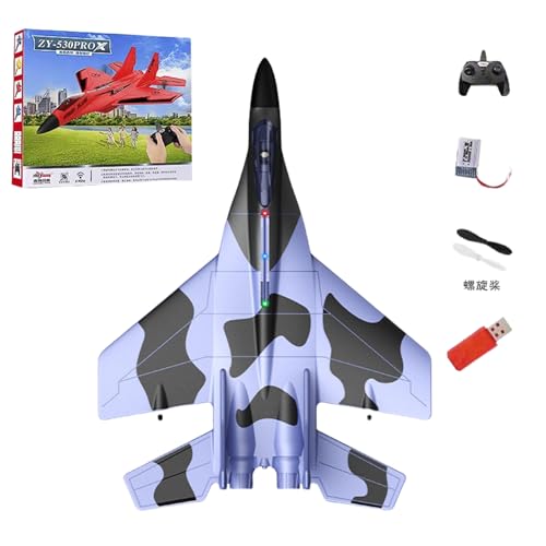 Jeeeun 2.4ghz Rc Remote Control Fighter Model Toy, Wonstorex Remote Control Fighter Jet, Wonstorex Rc Plane, Zy530 Remote Control Planes, Foam Airplanes (Camouflage) von Jeeeun