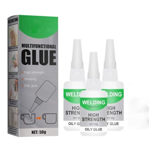 Jeeeun Extensivek Ex01 Glue, Welding High-Strength Oily Glue, High Strength Oily Glue, Shoe Glue, Multifunctional Glue for Metal Wood Ceramic Leather Glass (3pcs) von Jeeeun