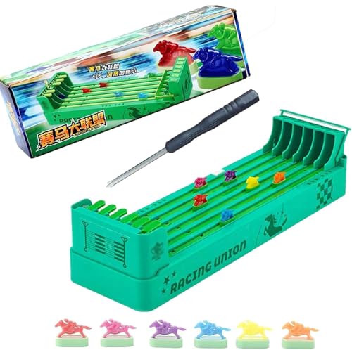 Jeeeun Horse Racing Table Game, Electric Horse Racing Game, Horse Racing Game Electronic, Family Party Entertainment Games (Horse Racing-1PCS) von Jeeeun