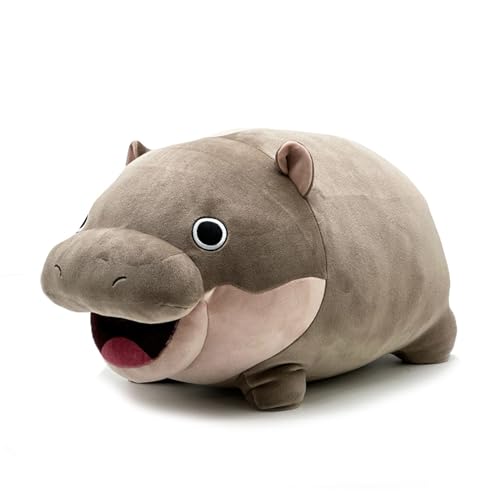 Jeeeun Moo Deng, Moo Deng Plush, Moo Deng Hippo Plush, Hippo Stuffed Animal 16.5", Cute Soft Stuffed Animals (1pcs) von Jeeeun