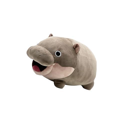 Jeeeun Moo Deng Hippo Plush Toy, Moo Deng Plush, Huggable Cute Soft Plush for Kids and Adults (1pcs) von Jeeeun