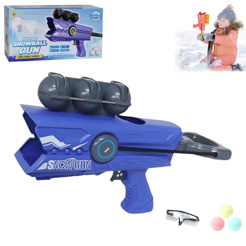 Jeeeun Snowball Launcher, Snowball Gun, Snow Toys for Kids, Snowball Maker and Launcher, Snow Toys for Kids Ages 8-12 (Blue*1) von Jeeeun