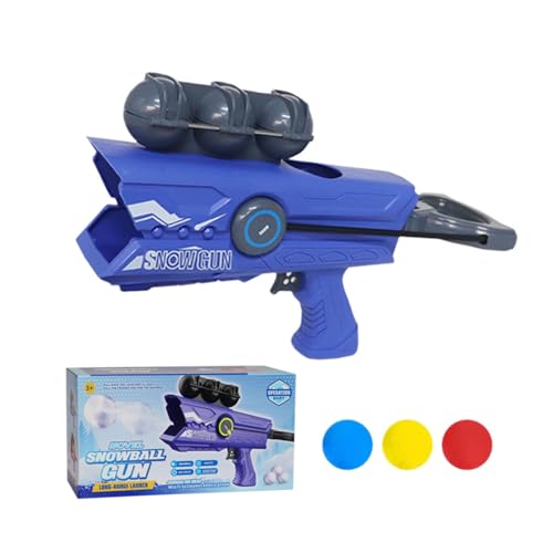 Jeeeun Snowball Shooter, Snowball Gun, Snowball Launcher Gun, Snowball Maker Kit, Christmas Parties Winter Outdoor Toys (Blue) von Jeeeun